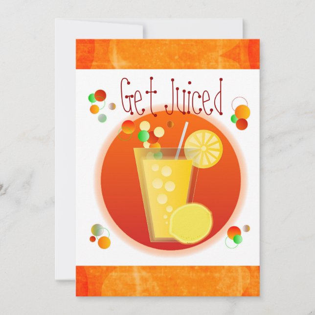 Informal Cocktail Party Invitation (Front)