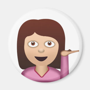 Information Desk Person Emoji Magnet