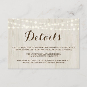 Information Enclosure Card