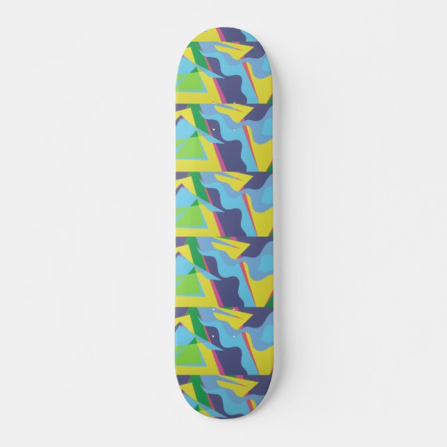 Information Highway Colorful Skateboard Deck (Front)