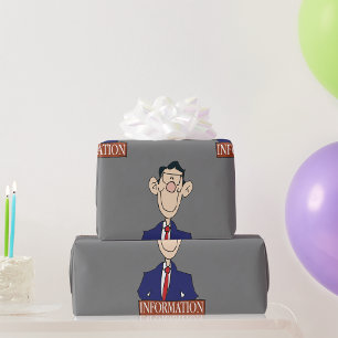 Information Officer Professional Clerk Wrapping Paper