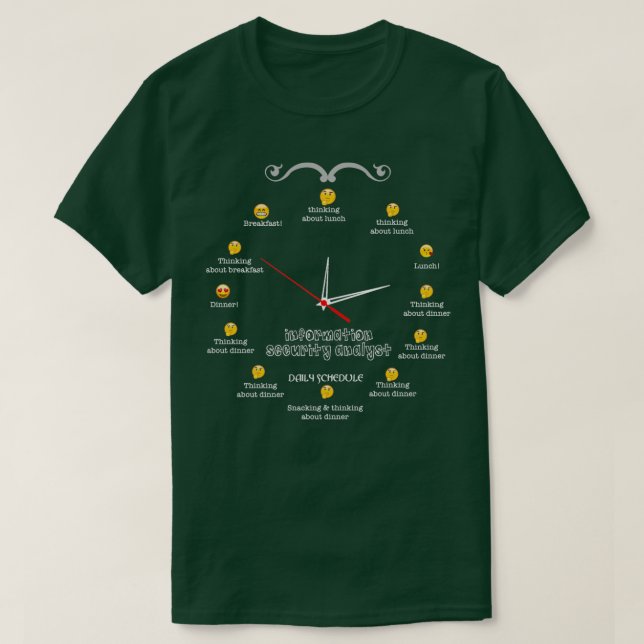 INFORMATION SECURITY ANALYST NICE DESIGN 2017 2 T-Shirt (Design Front)
