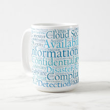 Information Security Word Cloud Mug