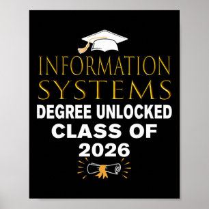 Information Systems Degree Unlocked Cl Of 2026 Tec Poster