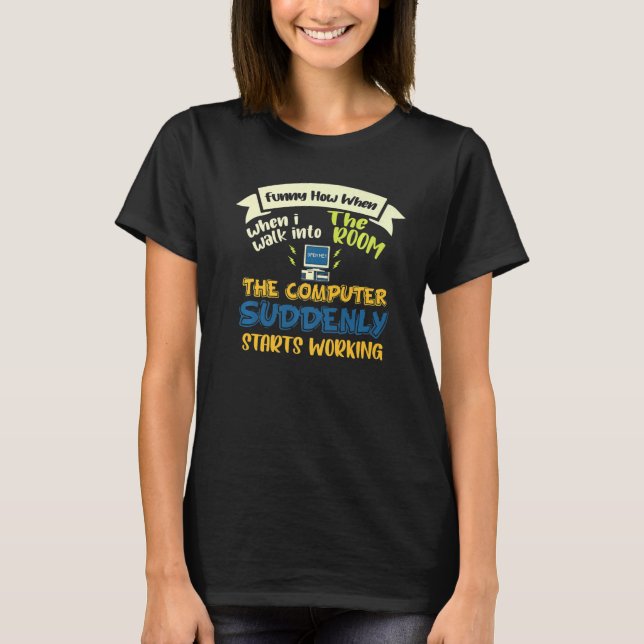 Information Technology Computer Programmer Tech Sa T-Shirt (Front)