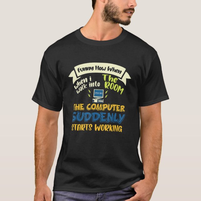 Information Technology Computer Programmer Tech Sa T-Shirt (Front)