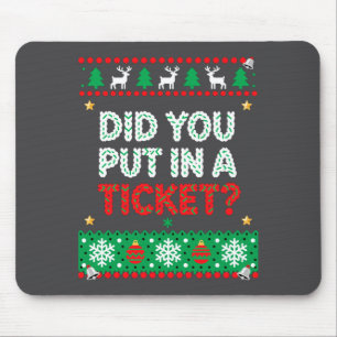 Information Technology Funny Christmas Computer Te Mouse Pad