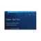 Information Technology IT blue business card
