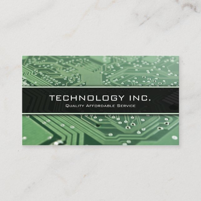 Information Technology (IT) Services Business Card (Front)
