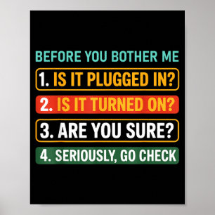 Information Technology Tech _ Funny Technical Supr Poster