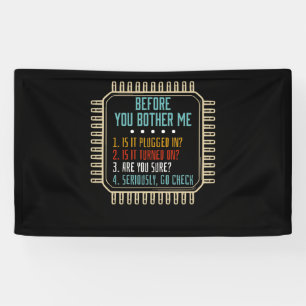 Information Technology Tech Technical Support Gift Banner
