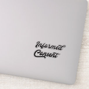 informed consent sticker