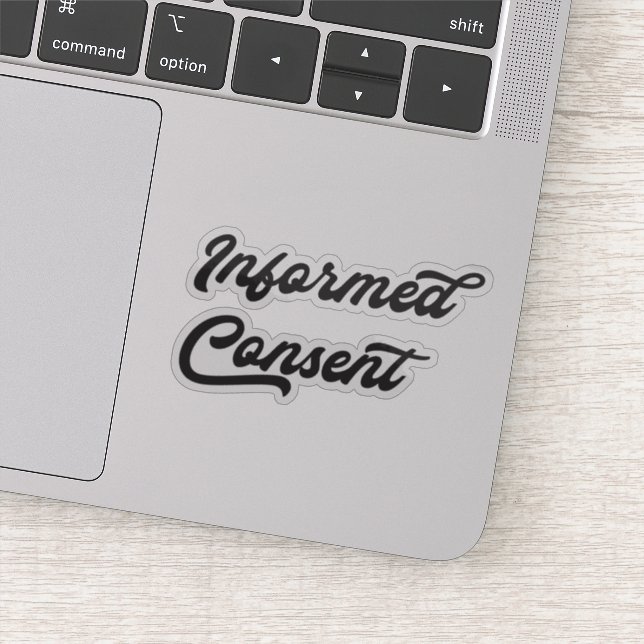 Informed Consent Sticker (Detail)