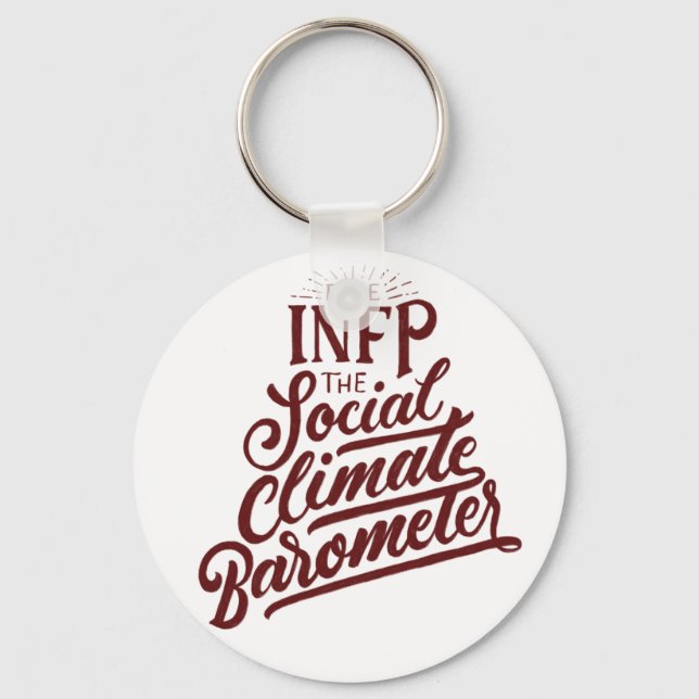 INFP personality type MBTI's empath classic design Key Ring (Front)