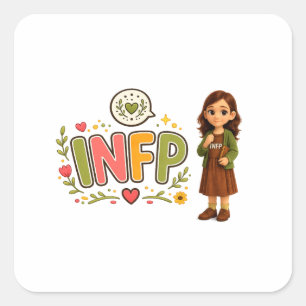 INFP — The Creative Dreamer Square Sticker