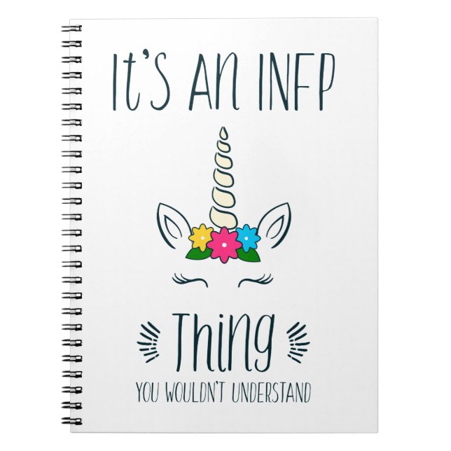 INFP Thing Unicorn Notebook (Front)