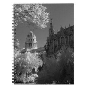 Infra red of Capitol building dome in Havana Notebook