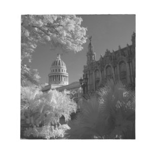 Infra red of Capitol building dome in Havana Notepad