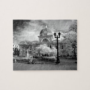 Infra Red ofParliament in Cienfuegos Cuba called Jigsaw Puzzle