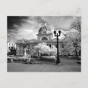 Infra Red ofParliament in Cienfuegos Cuba called Postcard