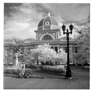 Infra Red ofParliament in Cienfuegos Cuba called Tile