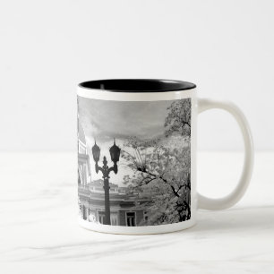 Infra Red ofParliament in Cienfuegos Cuba called Two-Tone Coffee Mug
