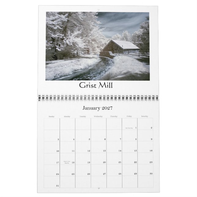 Infrared - 2013 calendar (Jan 2027)