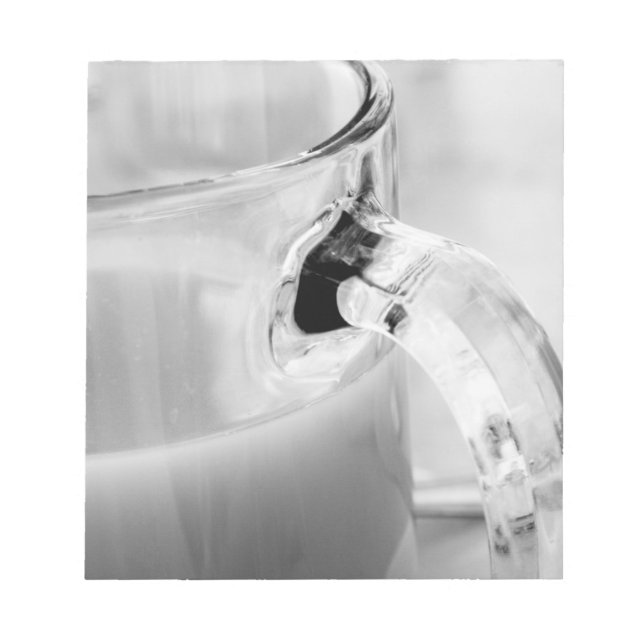 Infrared, Black & White,cup, glass, coffee, Notepad (Front)