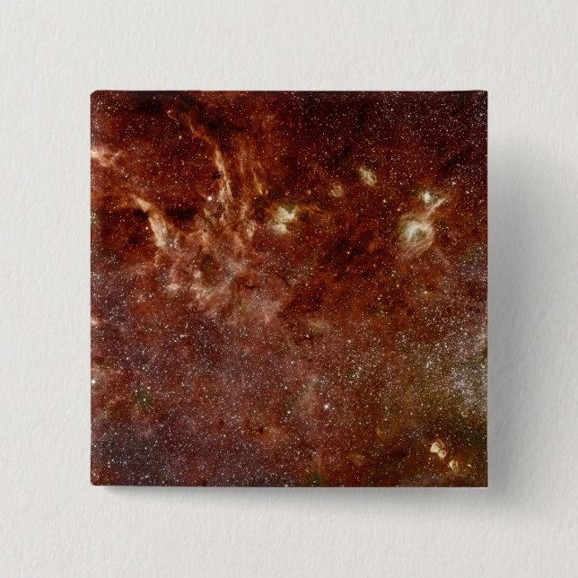 Infrared image 15 cm square badge (Front)