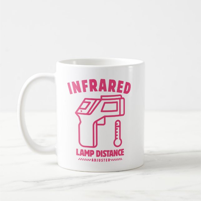 Infrared lamp distance coffee mug (Left)