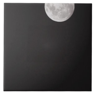 Infrared moon. ceramic tile