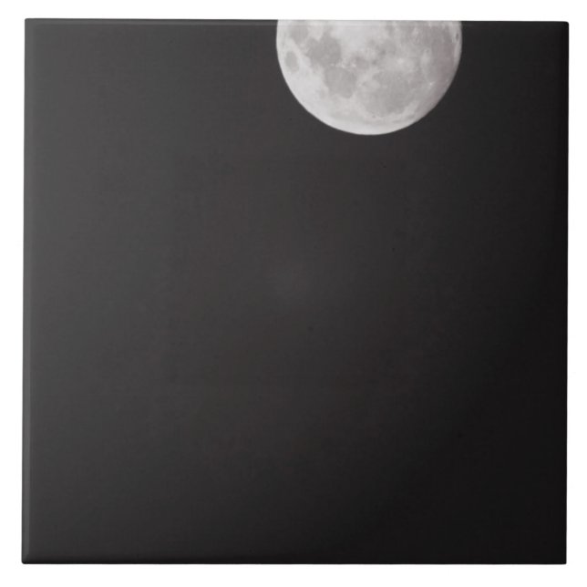 Infrared moon. ceramic tile (Front)