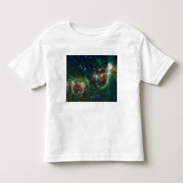Infrared mosaic of the Heart and Soul nebulae Toddler T-Shirt (Front)