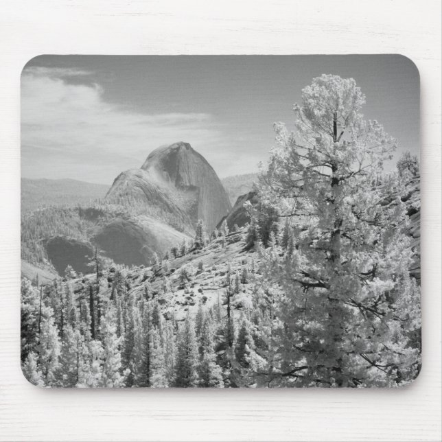 Infrared photo in East side of Yosemite National 2 Mouse Pad (Front)