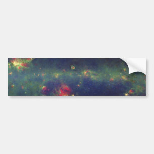 Infrared Portrait of the Inner Milky Way Galaxy Bumper Sticker