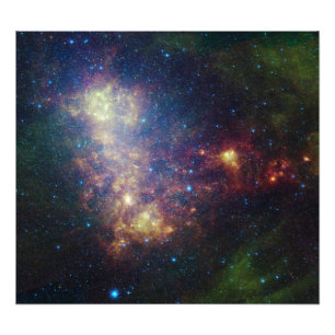 Infrared portrait revealing the stars and dust photo print