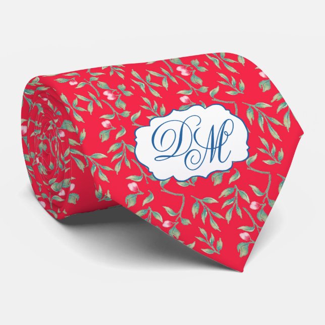 Infrared Tang Wedding Keepsake Neck Tie (Rolled)