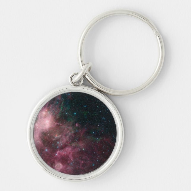 Infrared View Showing The Birth And Death Of Stars Key Ring (Front)