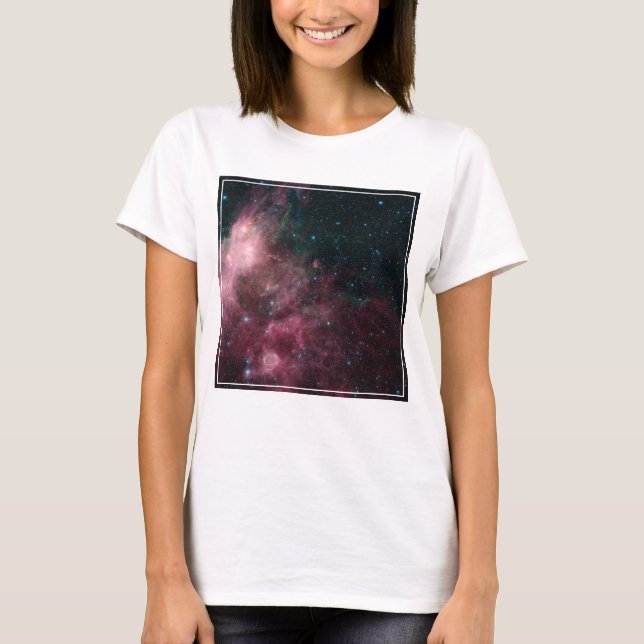 Infrared View Showing The Birth And Death Of Stars T-Shirt (Front)