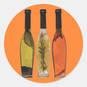 Infused Oils Classic Round Sticker