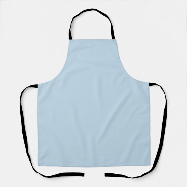 Infused Pastel Blue Solid Colour After Rain M520-2 Apron (Front)