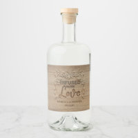Infused With Love Homemade Wedding Favour Labels
