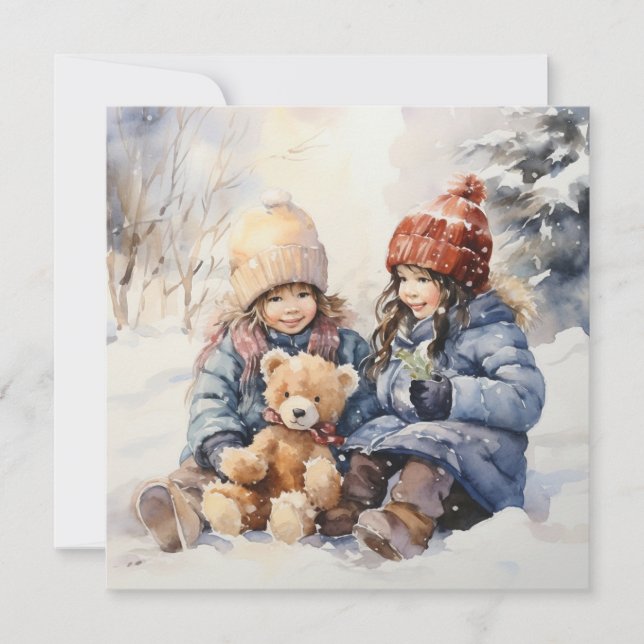 Infusing Christmas with Heartfelt Love Holiday Card (Front)