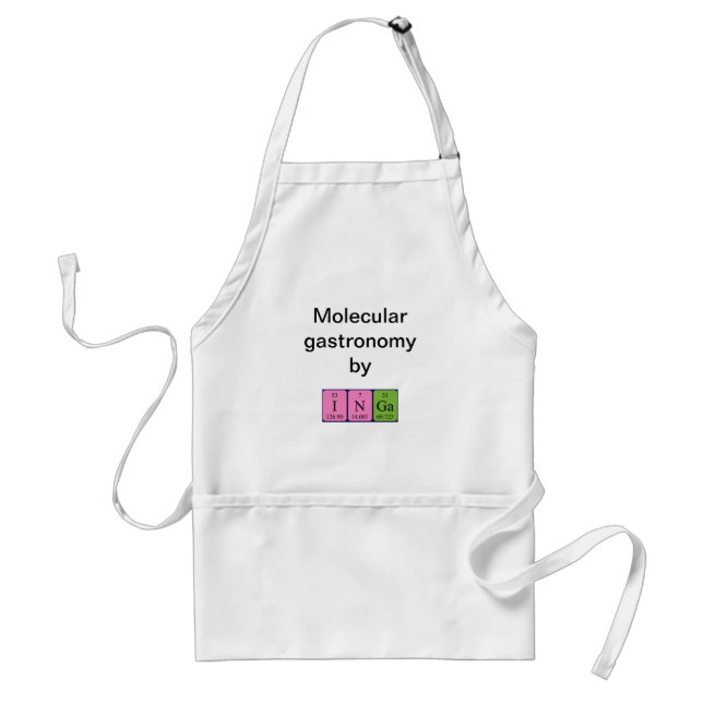 Inga periodic table name apron (Front)