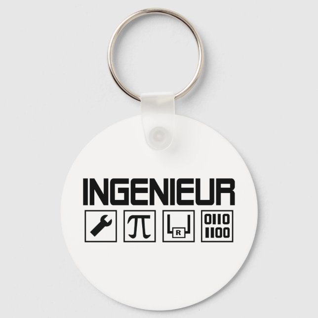 ingenieur icon key ring (Front)