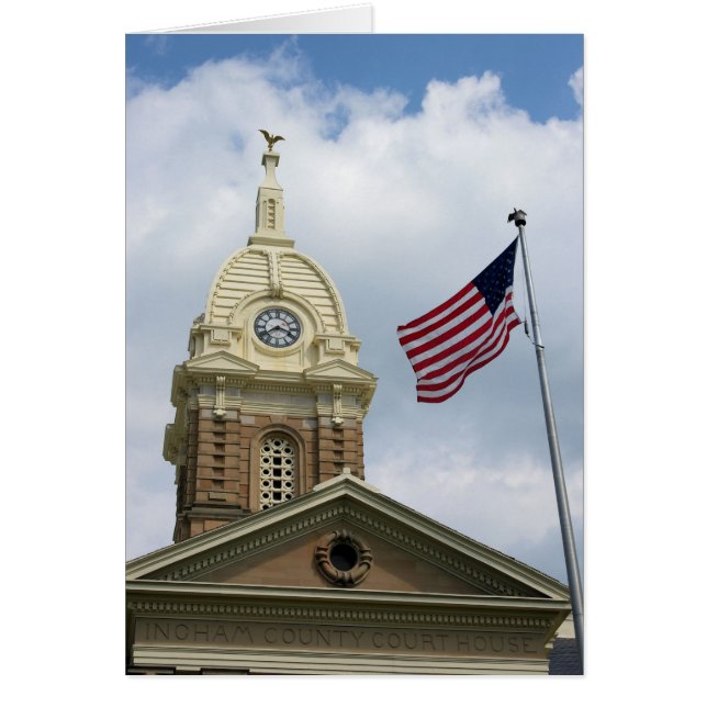 Ingham County Court House - Mason, Michigan (Front)