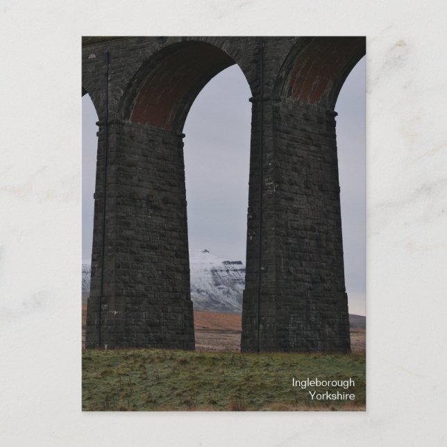 Ingleborough Yorkshire Postcard (Front)