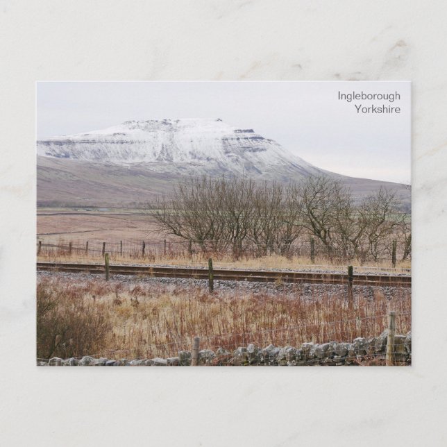 Ingleborough Yorkshire Postcard (Front)