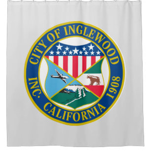 Inglewood California City Seal Shower Curtain