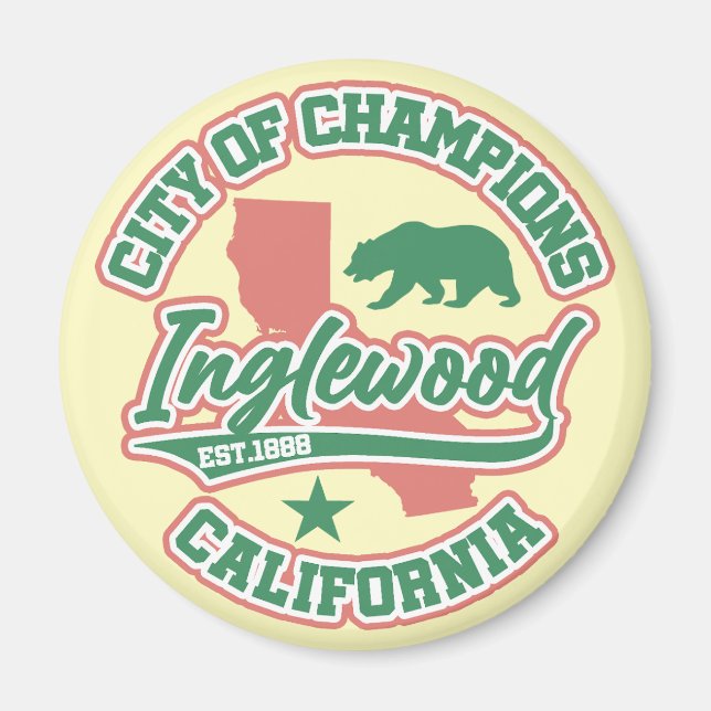 Inglewood,California Magnet (Front)